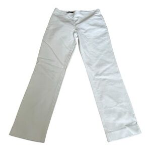 Crosby White‎ Pull-On Ankle Pants Size 6 Cotton Blend